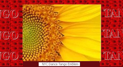 NYC Dance Tango Emblem Sun flower