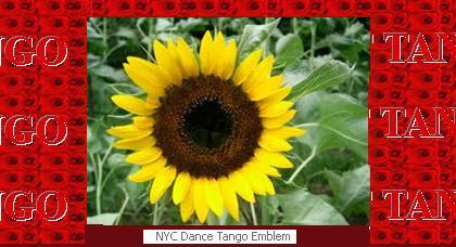 NYC Dance Tango Emblem Sun flower